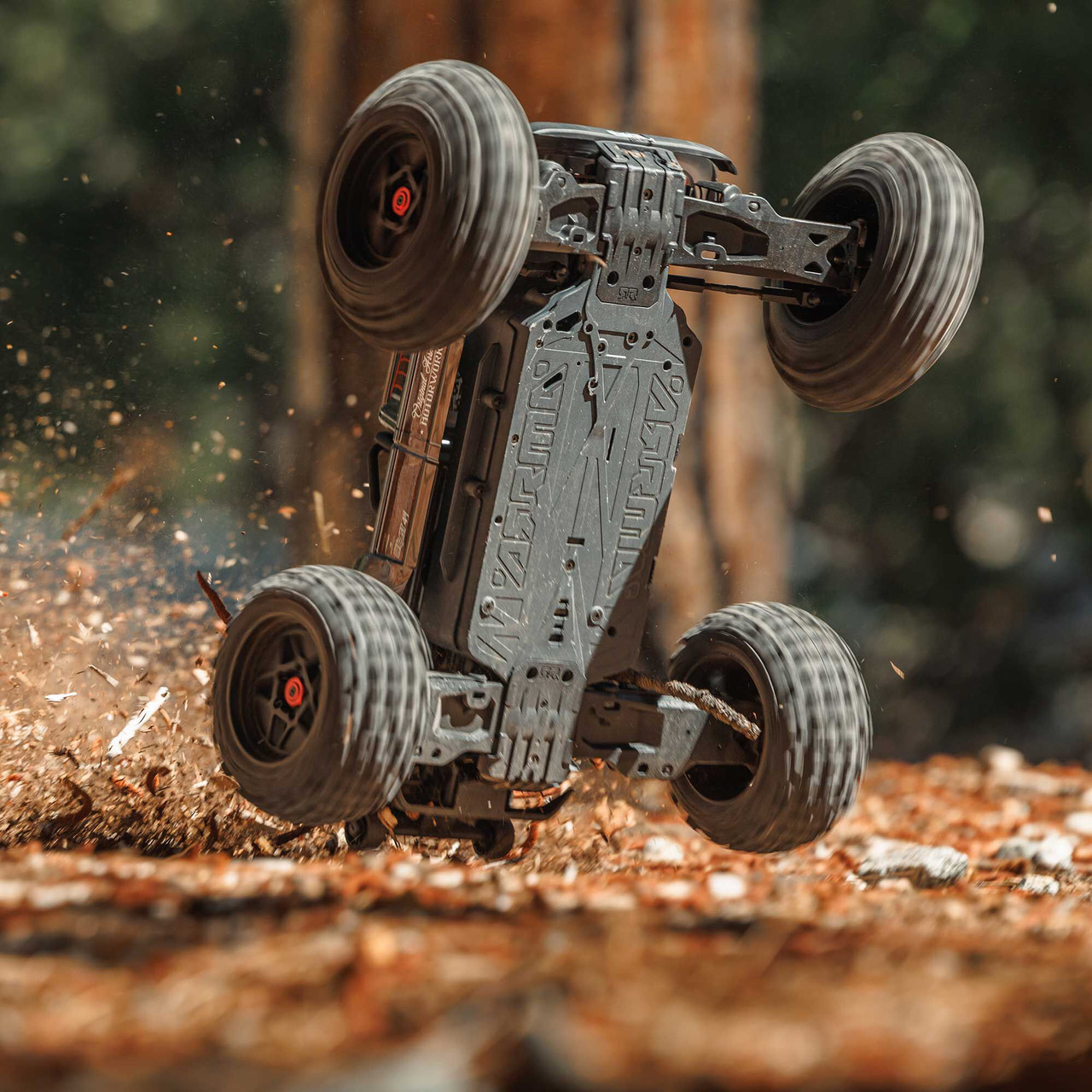 1/10 OUTCAST 4S 4X4 RTR Brushless Stunt Truck, Gun Metal