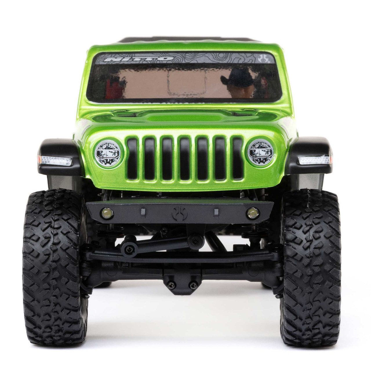 1/24 SCX24 Jeep JT Gladiator 4X4 RTR Brushed Rock Crawler (Battery & Charger Included), Green