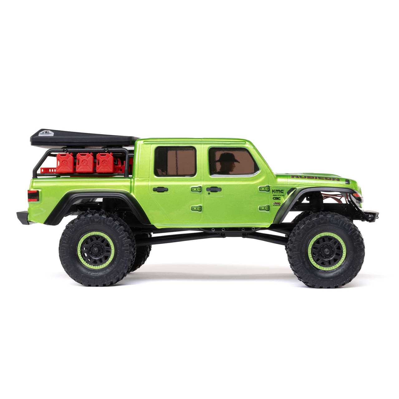 1/24 SCX24 Jeep JT Gladiator 4X4 RTR Brushed Rock Crawler (Battery & Charger Included), Green