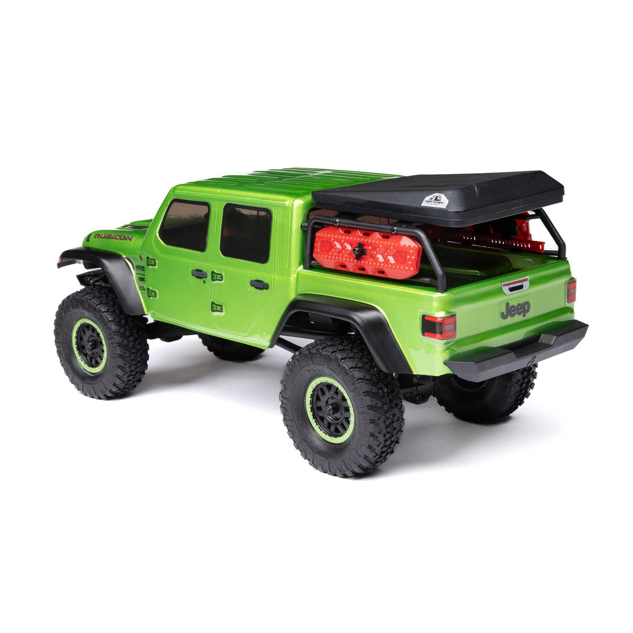 1/24 SCX24 Jeep JT Gladiator 4X4 RTR Brushed Rock Crawler (Battery & Charger Included), Green
