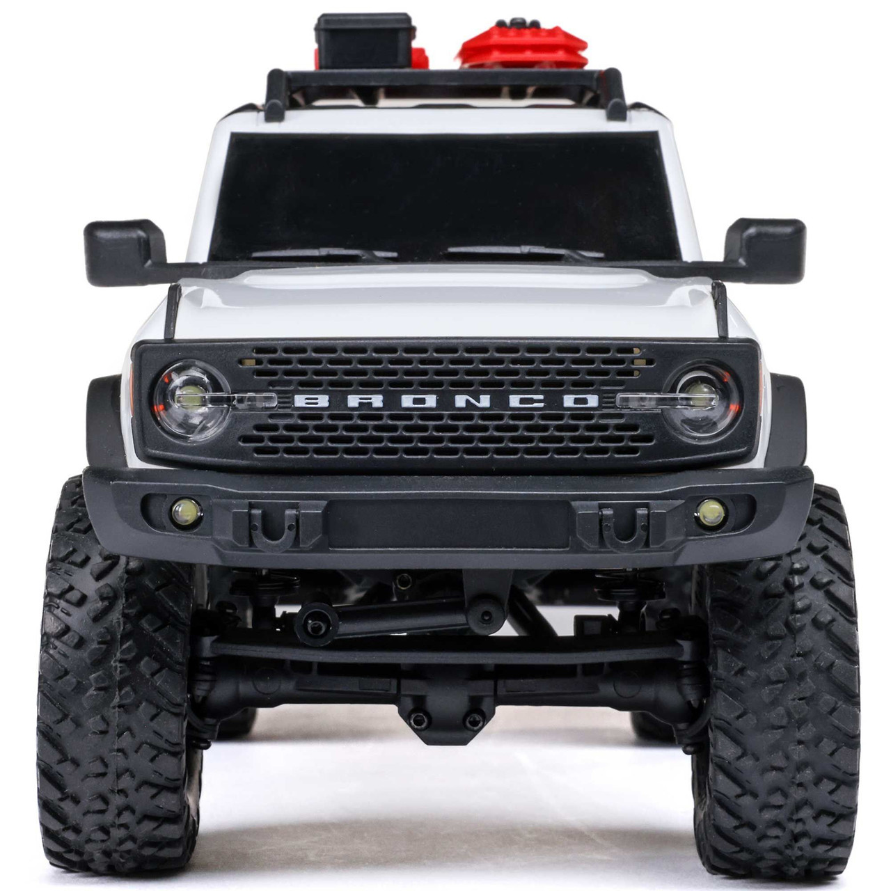 1/24 SCX24 Ford Bronco 4X4 RTR Brushed Rock Crawler (Battery & Charger Included), White