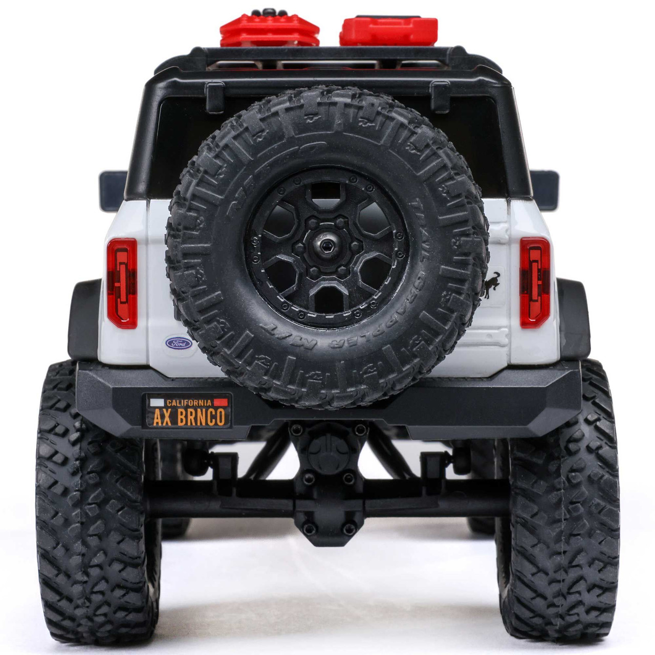 1/24 SCX24 Ford Bronco 4X4 RTR Brushed Rock Crawler (Battery & Charger Included), White