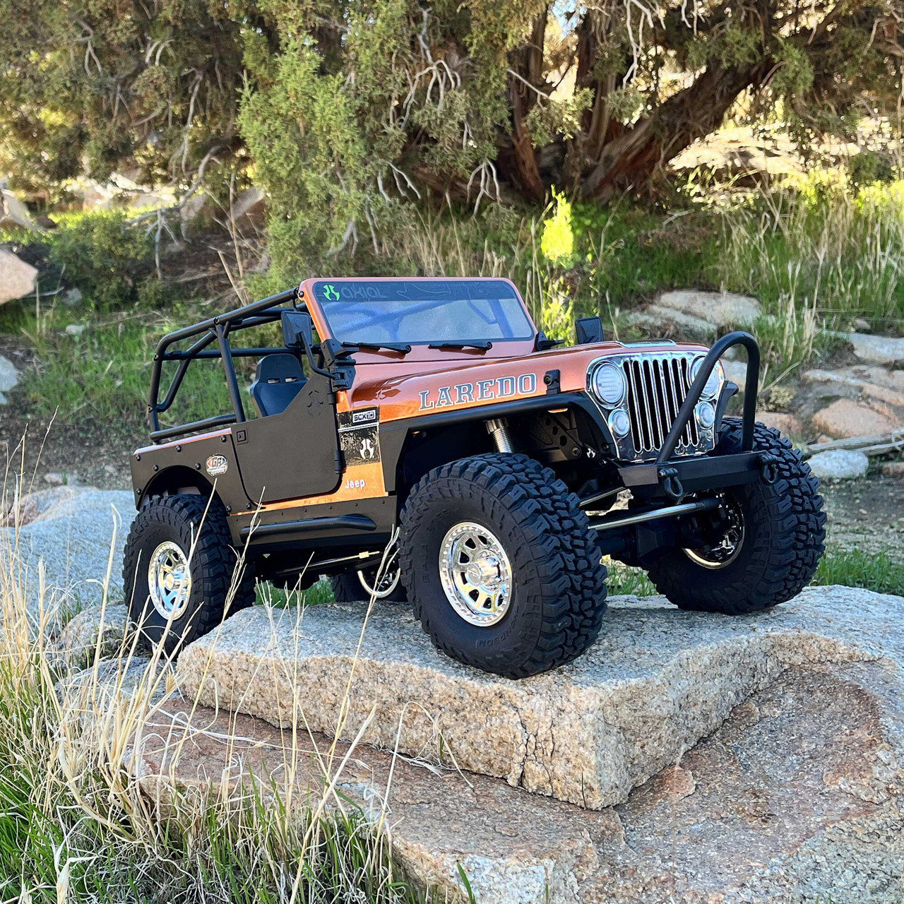 1/10 SCX10 III Jeep CJ-7 4X4 RTR Brushed Rock Crawler, Copper