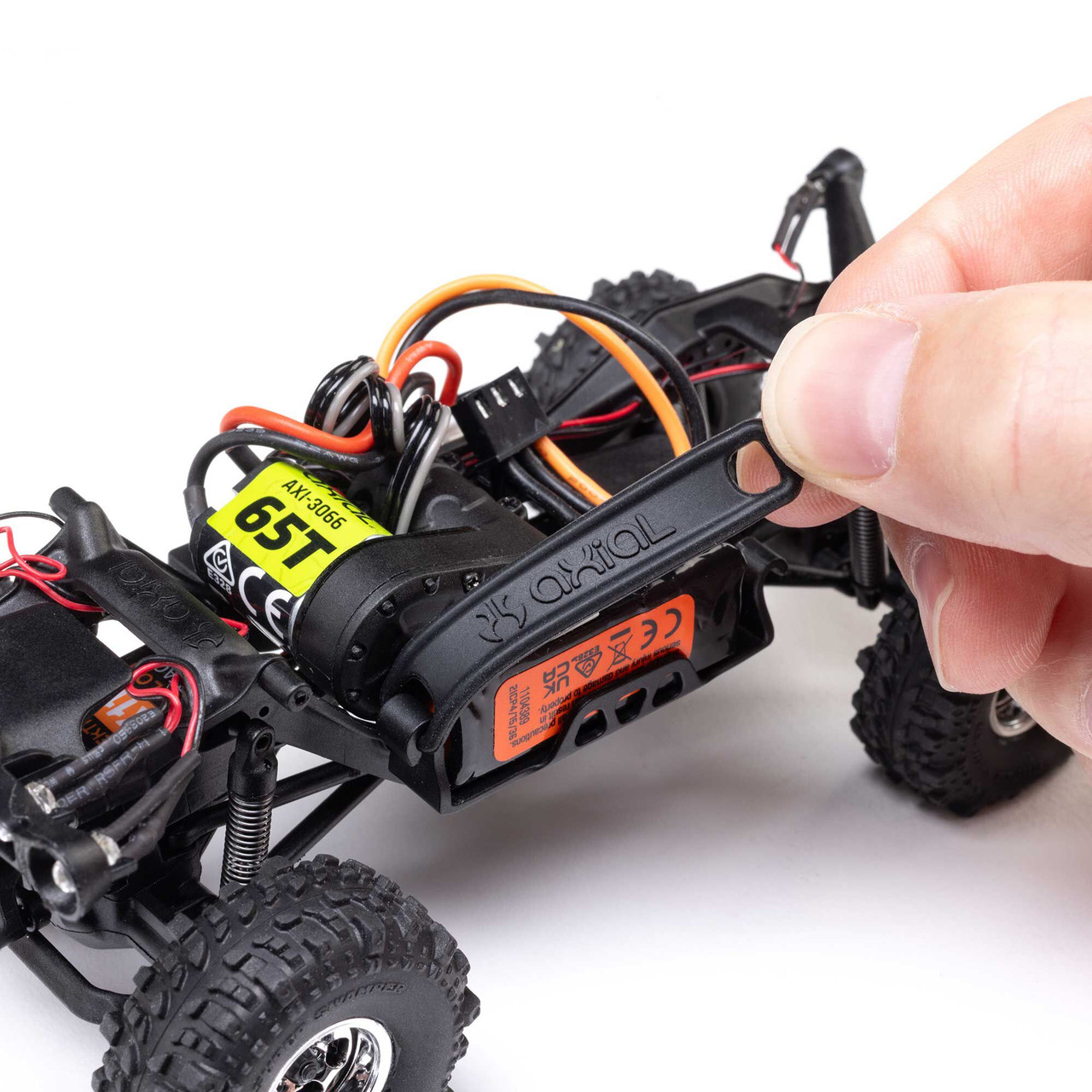 1/30 SCX30 Chevrolet K10 4X4 RTR Brushed Rock Crawler (Battery & Charger Included), Black