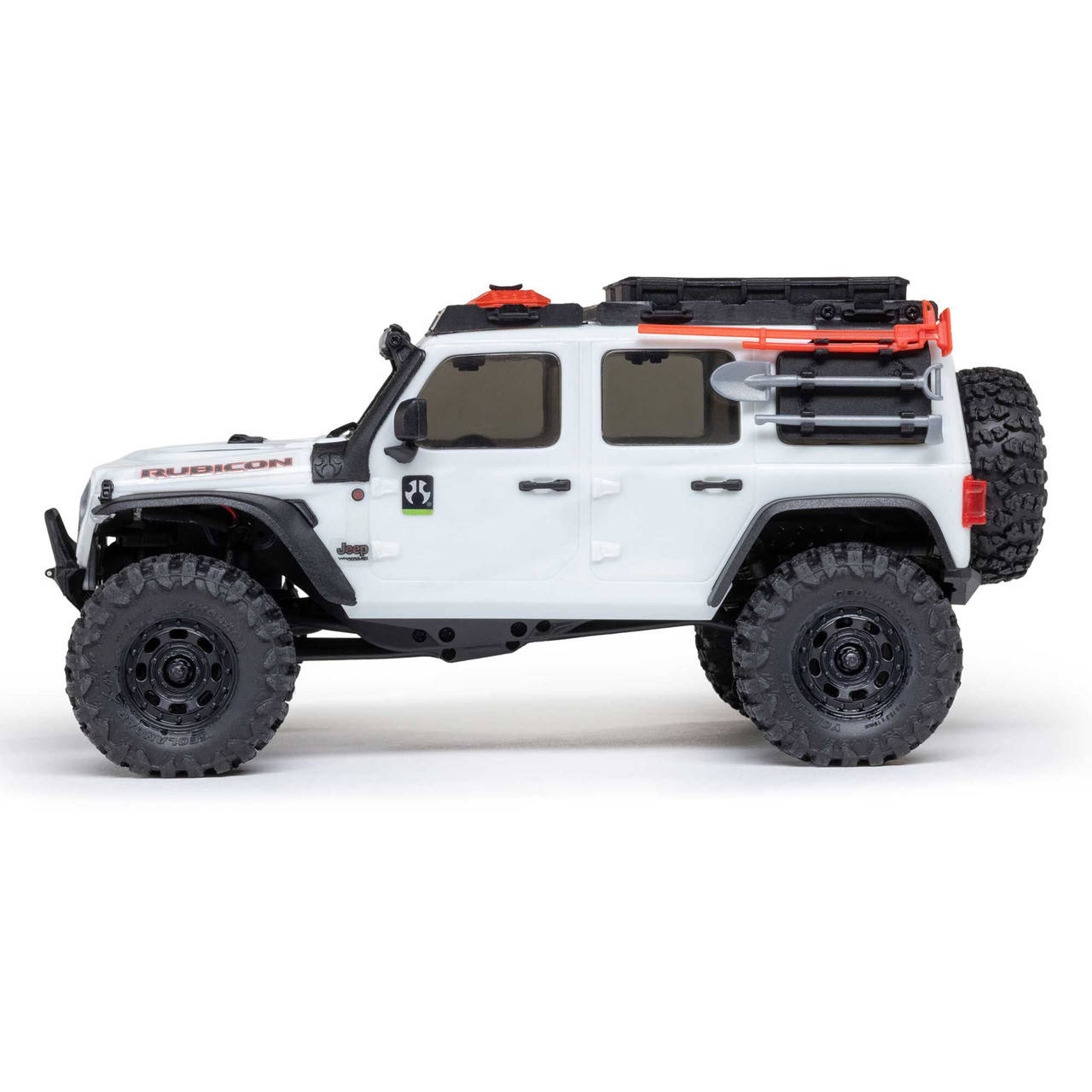 1/30 SCX30 Jeep Wrangler JLU 4X4 RTR Brushed Rock Crawler (Battery & Charger Included), White