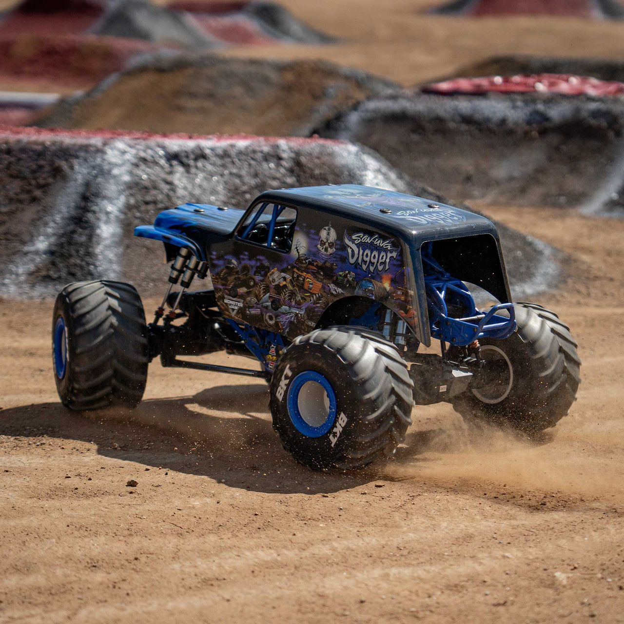 1/8 LMT 2.0 Son-Uva Digger 4X4 Solid Axle Brushless Monster Truck RTR, Blue
