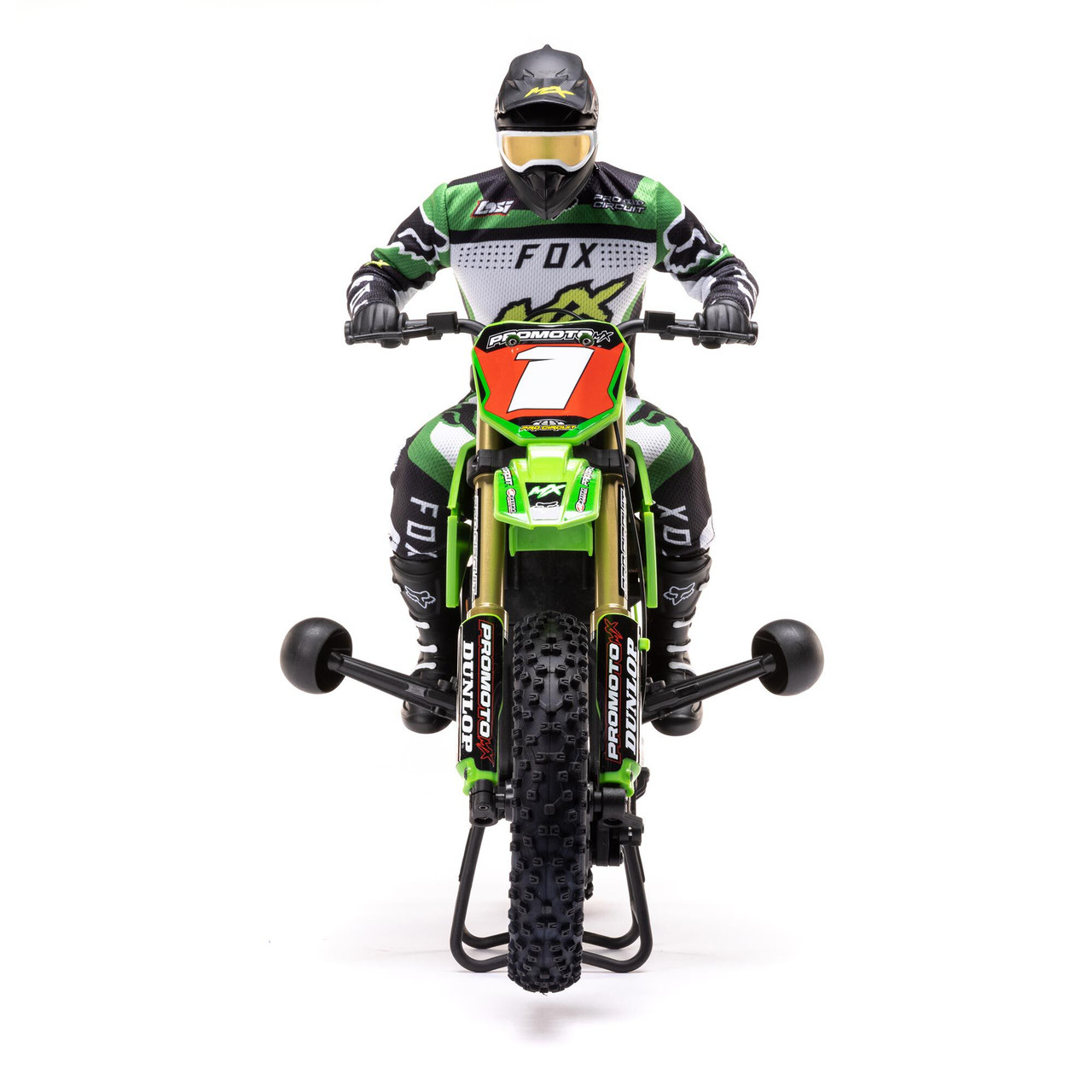 1/4 Promoto-MX Pro Circuit 2S RTR Brushless Motorcycle (Battery and Charger Included), Green