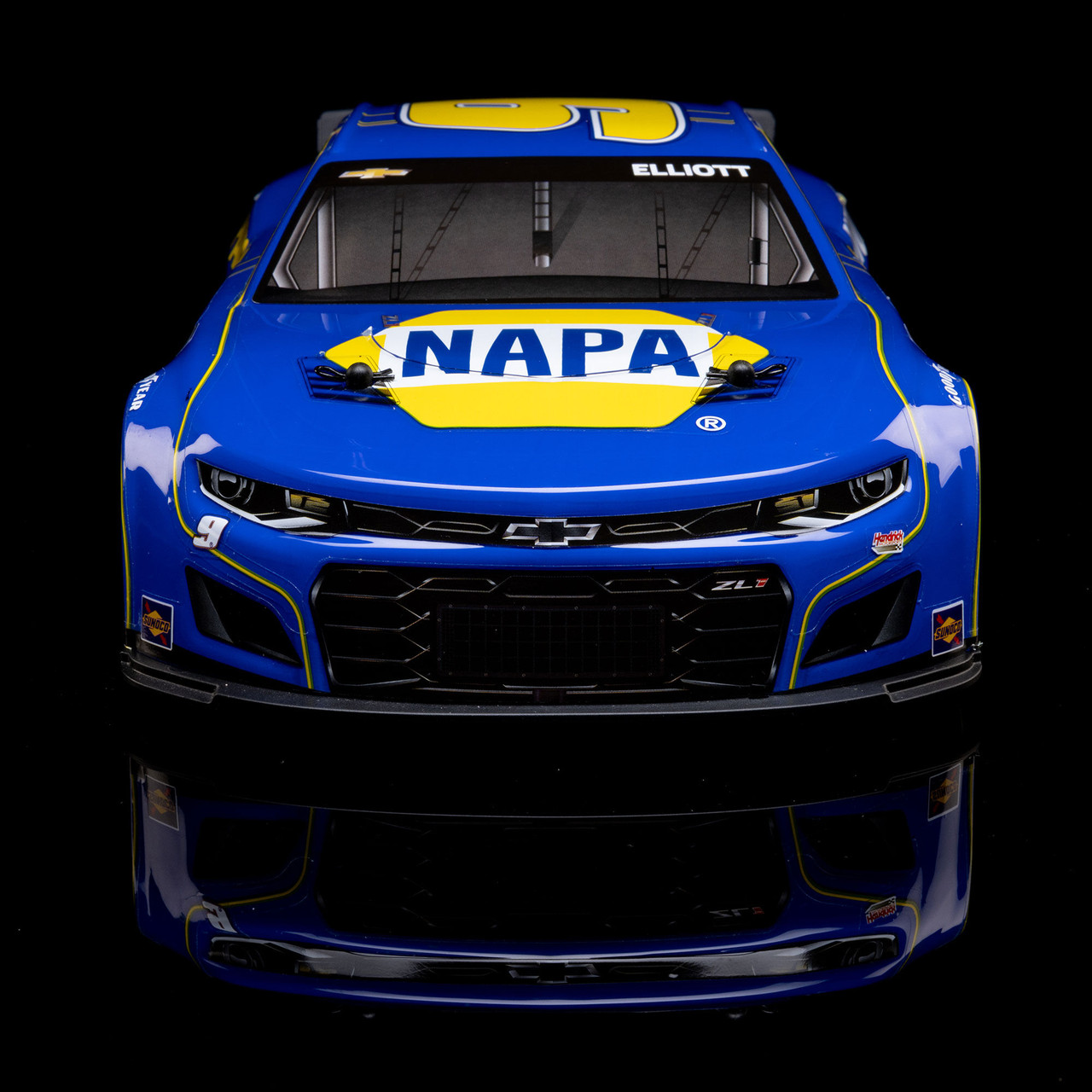 1/12 NASCAR RC Race Car Chase Elliott No. 9 NAPA 2025 Chevrolet Camaro ZL1 2S AWD RTR Brushed On-Road (Battery & Charger Included)