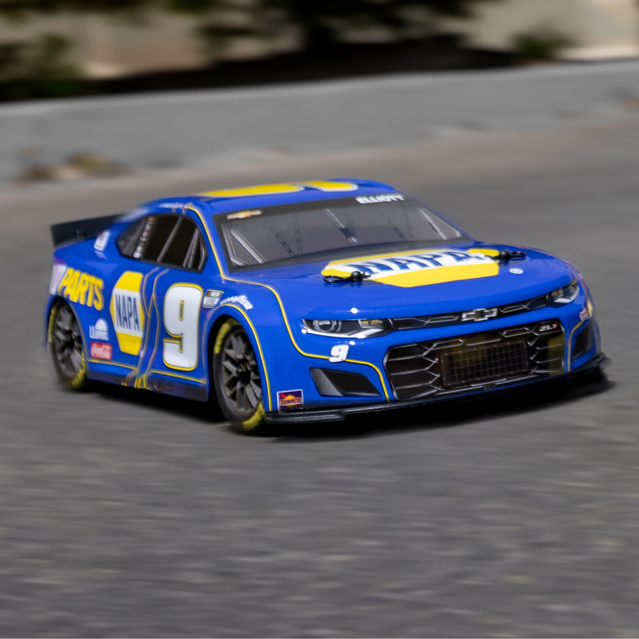 1/12 NASCAR RC Race Car Chase Elliott No. 9 NAPA 2025 Chevrolet Camaro ZL1 2S AWD RTR Brushed On-Road (Battery & Charger Included)