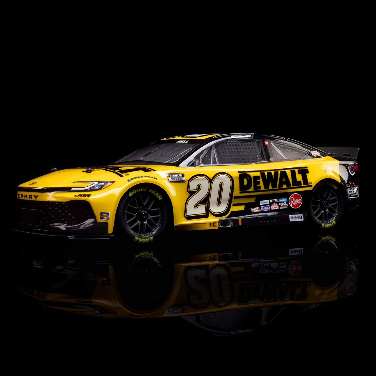 1/12 NASCAR RC Race Car Christopher Bell No. 20 DeWalt 2025 Toyota Camry 2S AWD RTR Brushed On-Road (Battery & Charger Included)