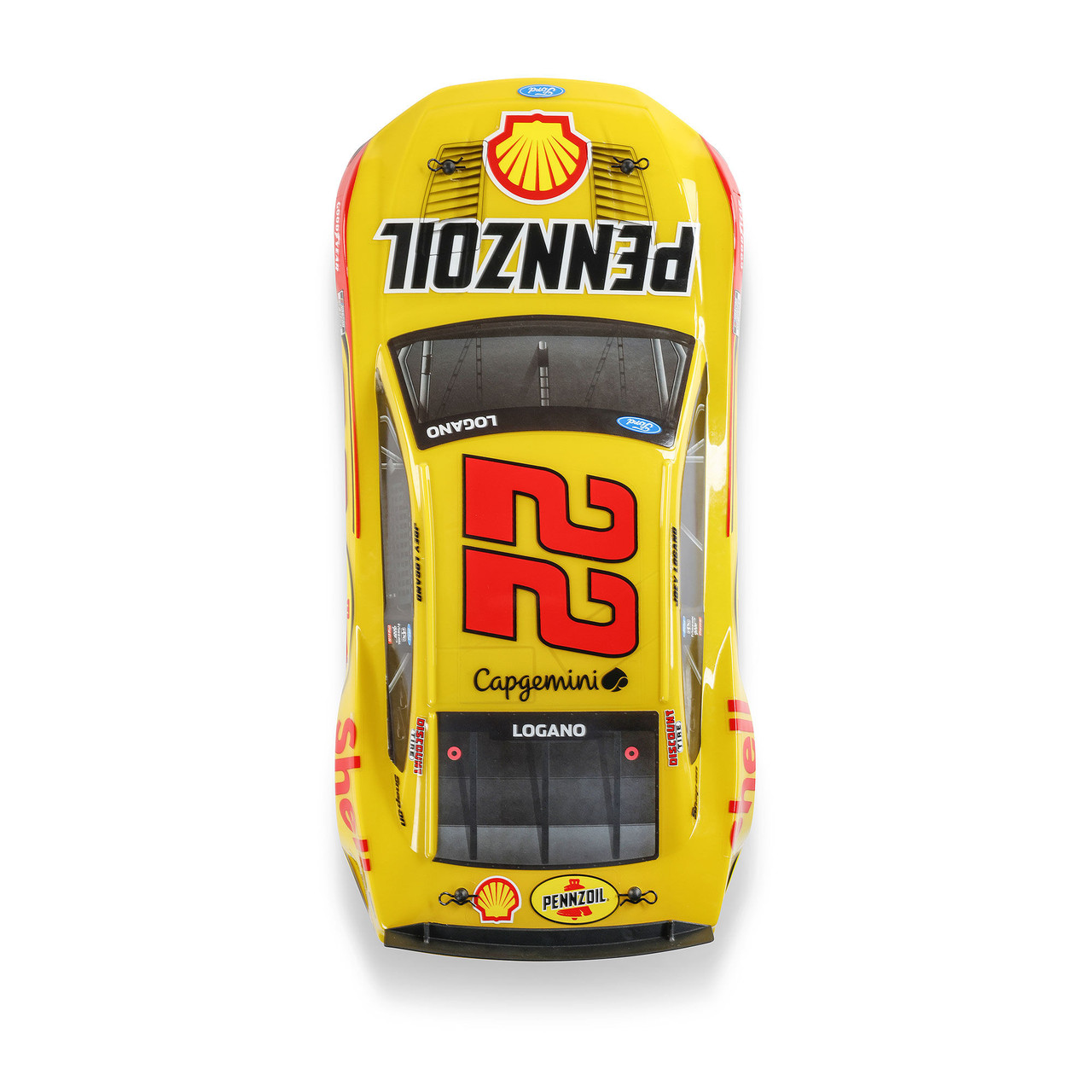 1/12 NASCAR RC Race Car Joey Logano No. 22 Shell 2025 Ford Mustang 2S AWD RTR Brushed On-Road (Battery & Charger Included)