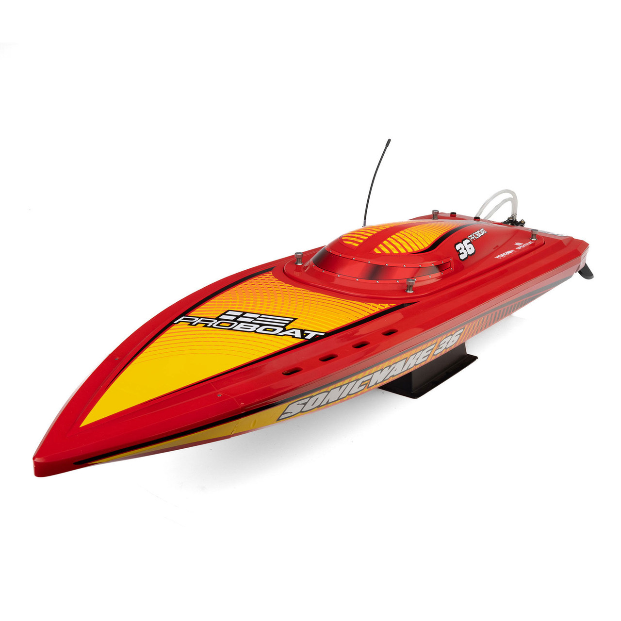 Sonicwake 36" V3 Self-Righting V-Hull Boat RTR, Red