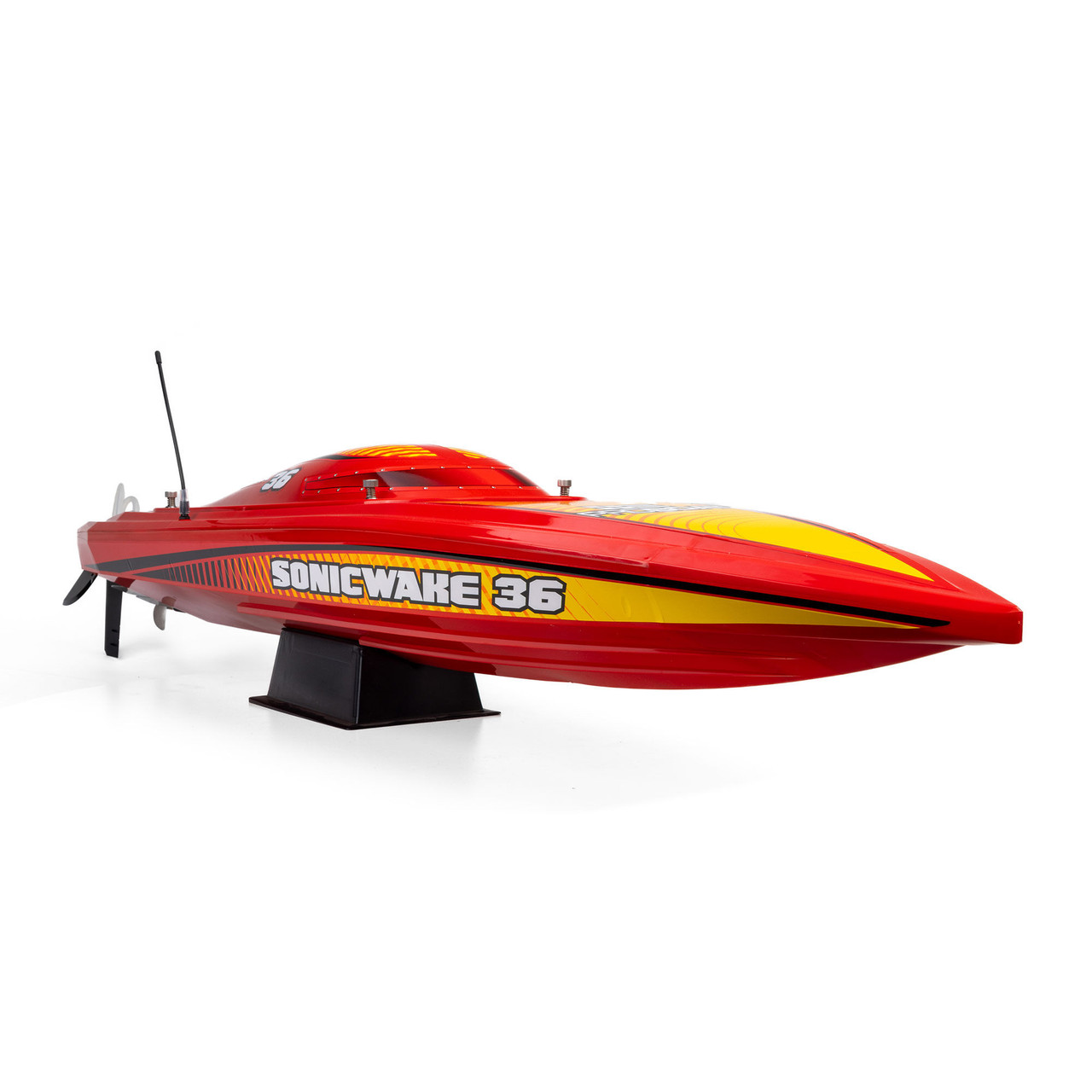 Sonicwake 36" V3 Self-Righting V-Hull Boat RTR, Red