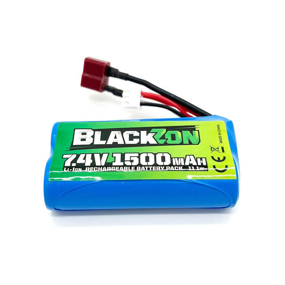 BlackZon Battery Pack (Li-ion 7.4V, 1500mAh), w/T-Plug, Smyter BZN540149