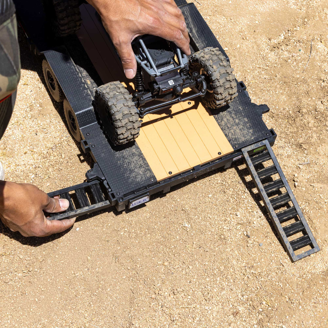 1/10 SCX10 Flat Bed Vehicle Trailer