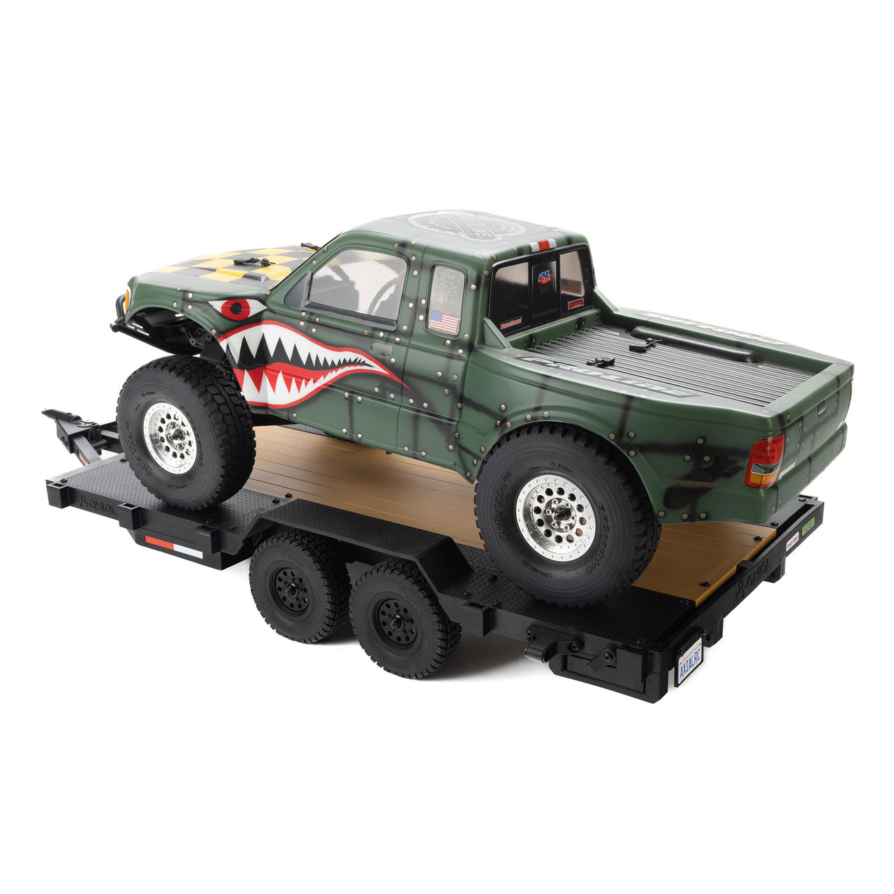 1/10 SCX10 Flat Bed Vehicle Trailer