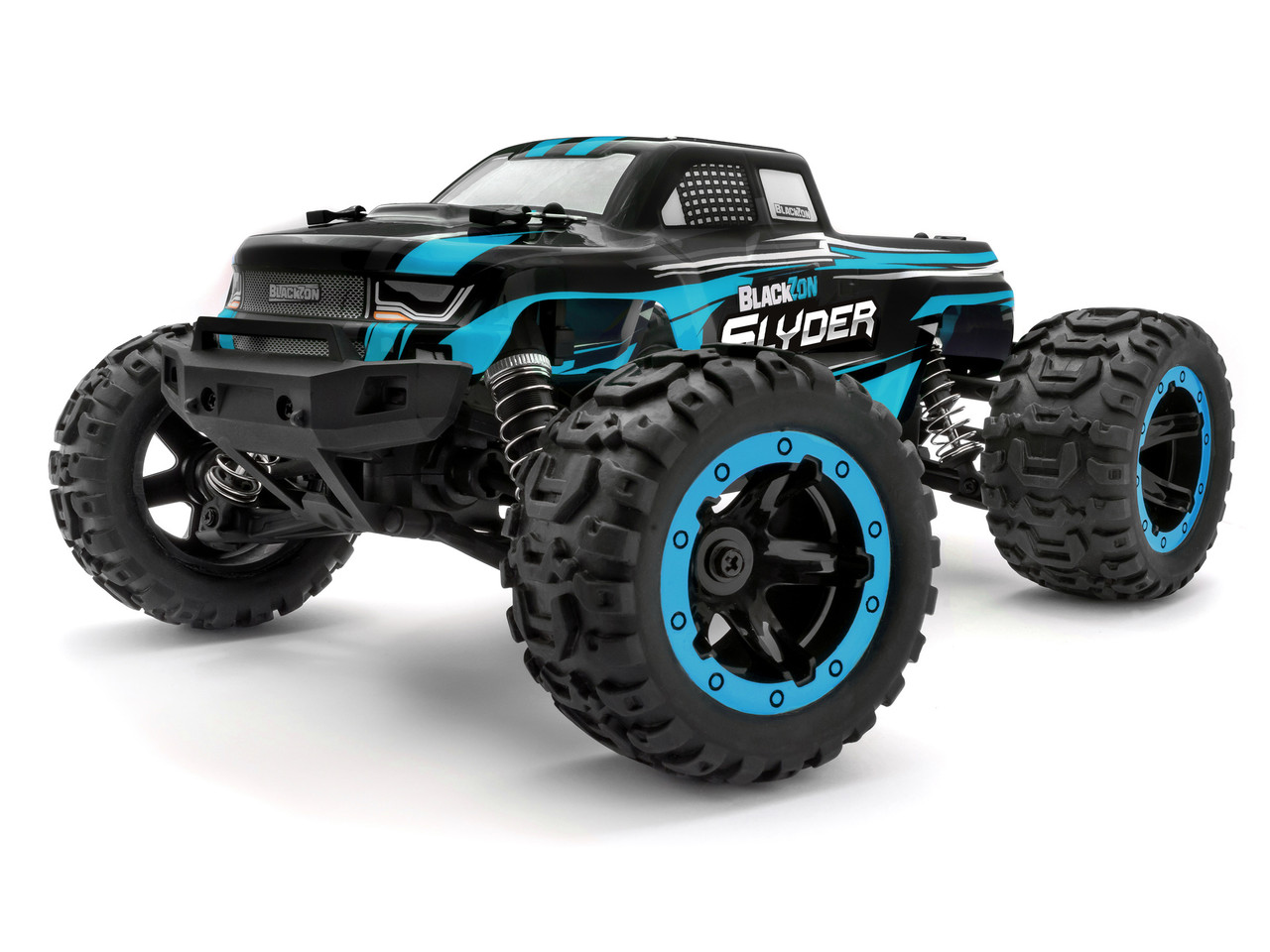 BlackZon Slyder MT 1/16 4WD Electric Monster Truck - Blue BZN540104