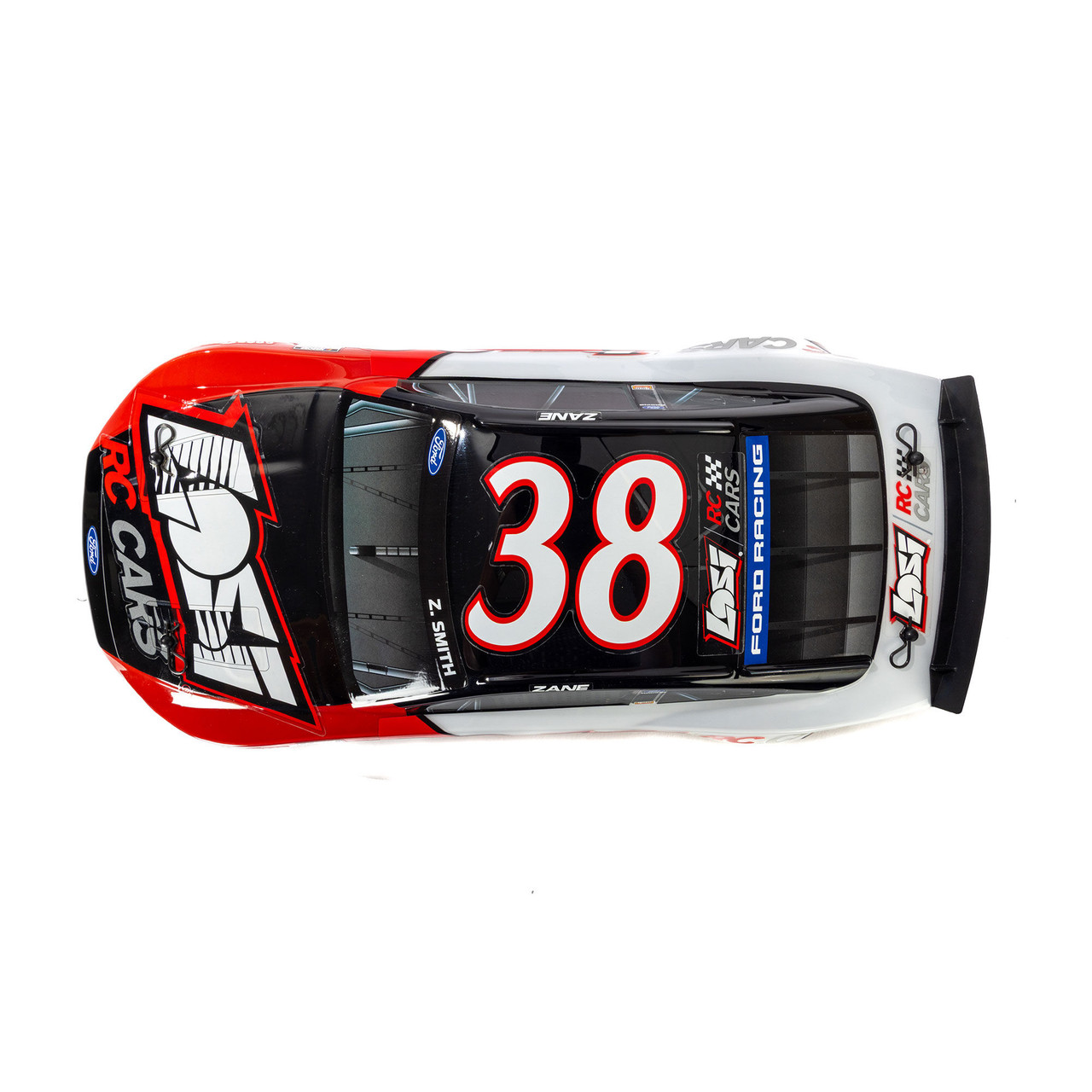 1/12 NASCAR RC Race Car Zane Smith No. 38 2026 Losi Ford Mustang 2S AWD RTR Brushed On-Road (Battery & Charger Included)