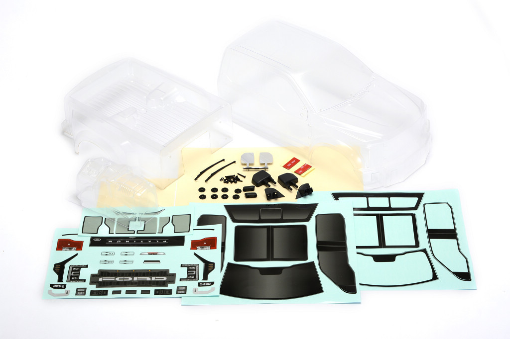 CEN Racing FORD F-450 SD Complete Body Set w/Light Bucket (Clear) CEGCD0903