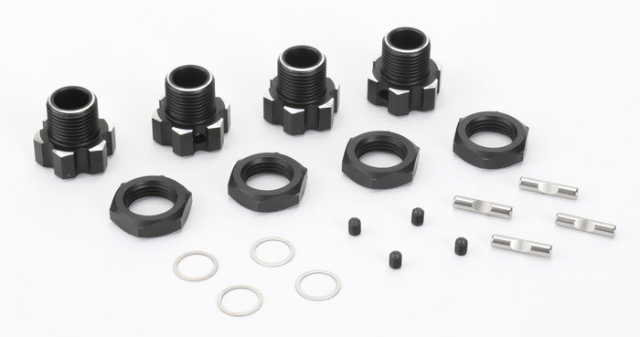 CEN Racing Aluminum 17mm Wheel Hex Drive with Nuts and Pins CEGCKR0203