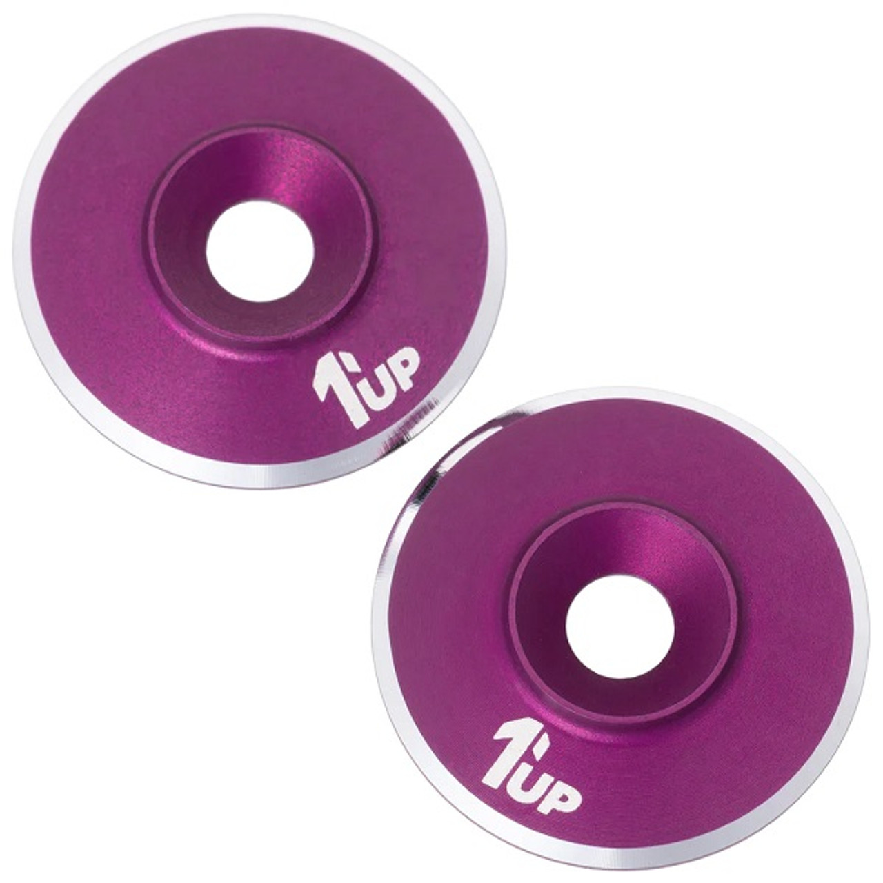 7075 LowPro Wing Washers, M3, Purple Shine, 2pcs 7075 LowPro Wing Washers, M3, Purple Shine, 2pcs