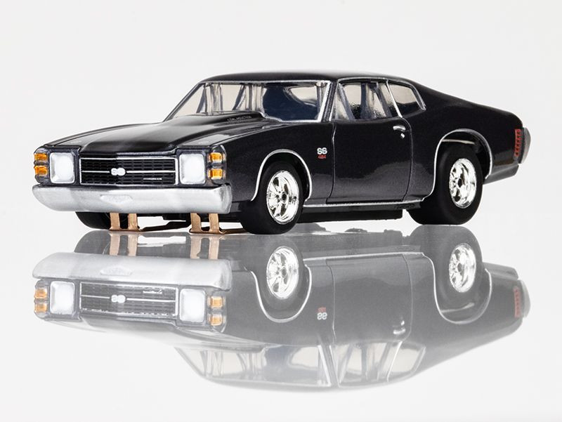 AFX Racing 1972 SS454 Dusk Gray Metallic with Black Rally Stripes AFX22087