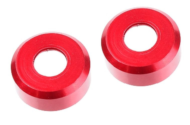 Corally HDA Suspension Arm Insert, Outer, Spacer 2.5mm, Red, 2pcs COR00180-1040