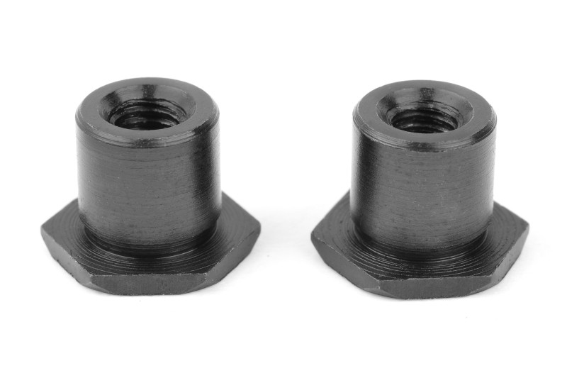 Corally Steering Rack Bushing - Steel - 2 pcs: Dementor, Kronos, COR00180-206