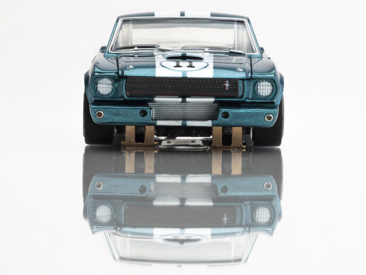 1965 Shelby Mustang GT350R Donohue Blue/White Slot Car