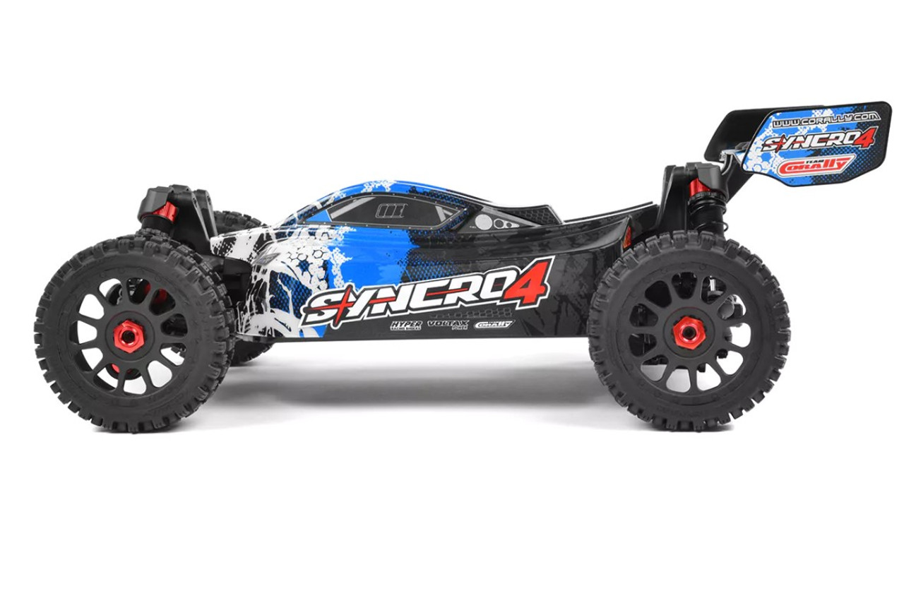 Syncro-4 1/8 4S Brushless Off Road Buggy, RTR, Blue Syncro-4 1/8 4S Brushless Off Road Buggy, RTR, Blue