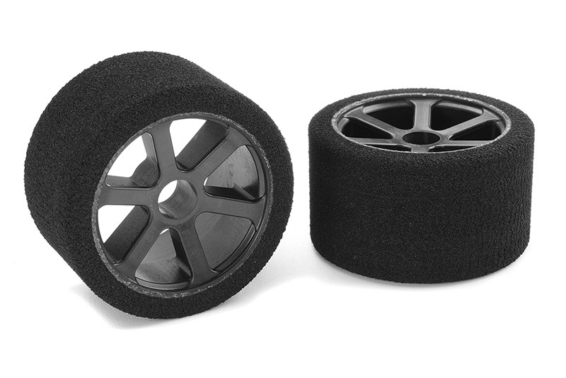 Corally Attack Foam Tires - 1/12 Circuit - 30 Shore Pink - COR14720-30
