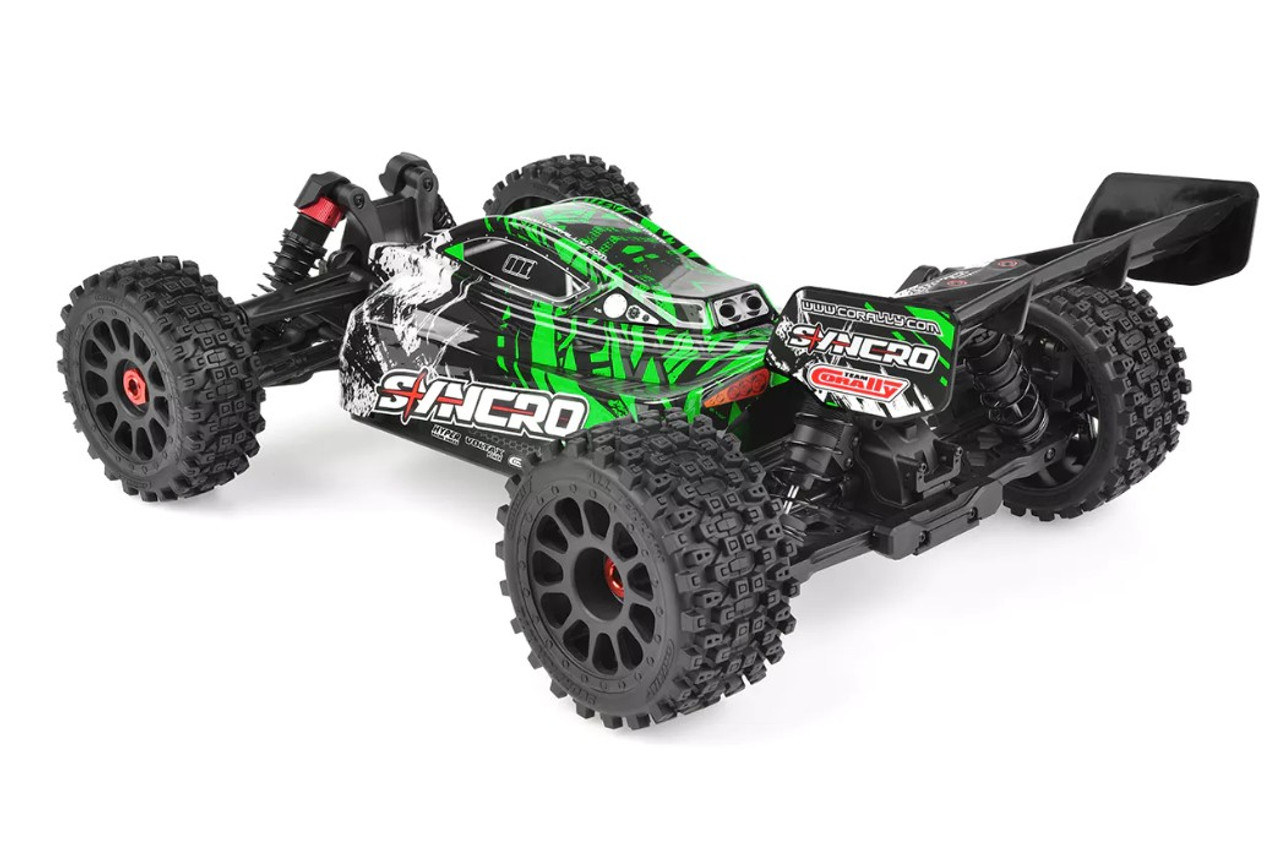 Syncro 2WD 1/8 3-4S Brushless Off Road Buggy, RTR, Green Syncro 2WD 1/8 3-4S Brushless Off Road Buggy, RTR, Green