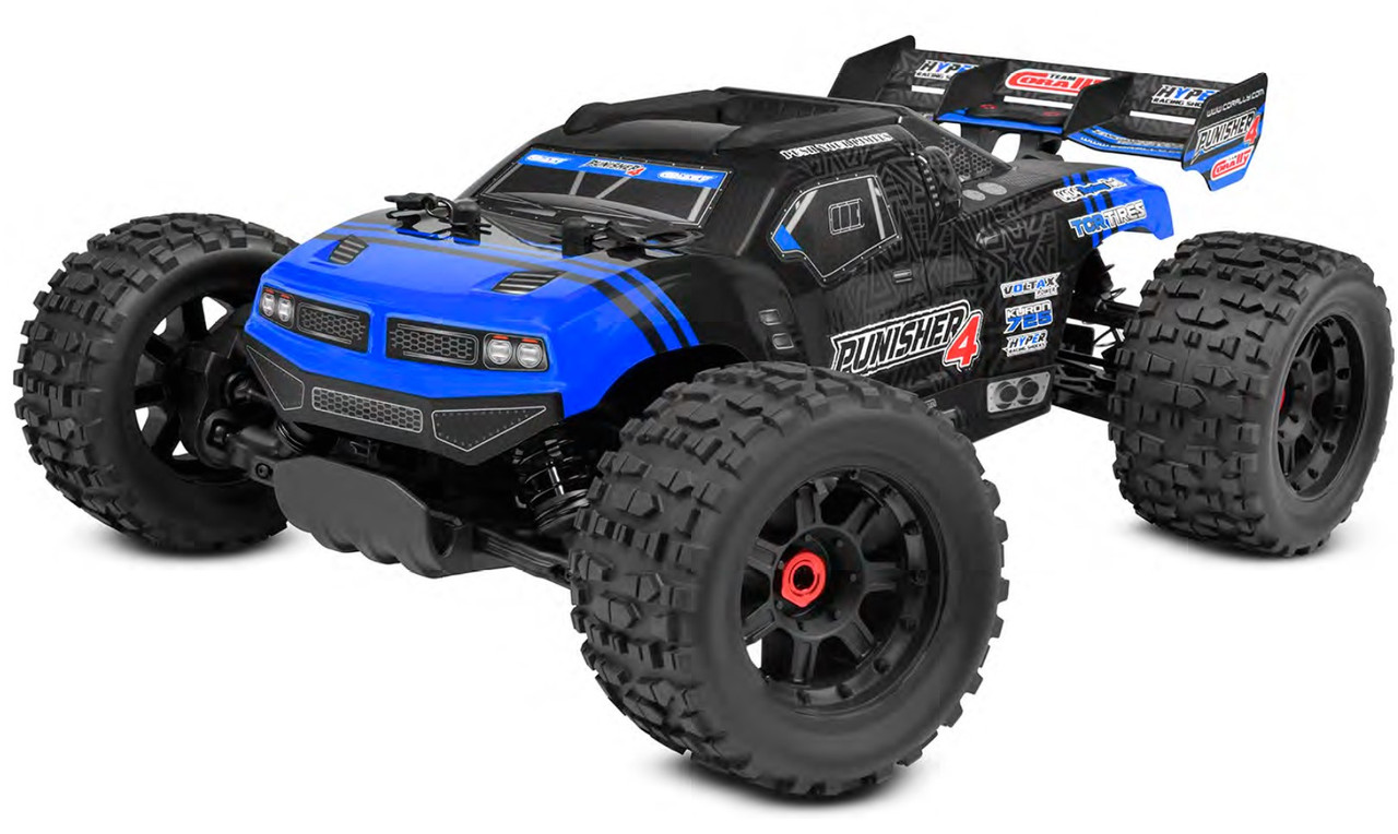 Corally Punisher 4S Monster Truck RTR Version, Blue COR00292-B