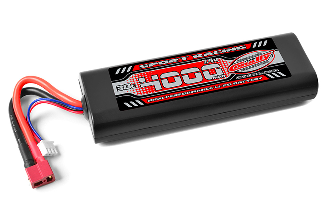4000mAh 7.4v 2S 30C Hardcase LiPo Battery with Hardwired 4000mAh 7.4v 2S 30C Hardcase LiPo Battery with Hardwired