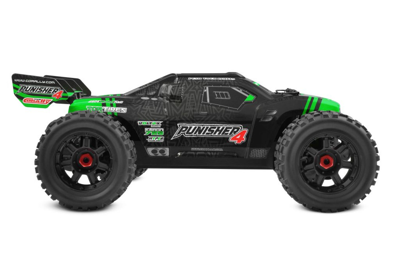 Punisher 4S Monster Truck RTR Version, Green Punisher 4S Monster Truck RTR Version, Green