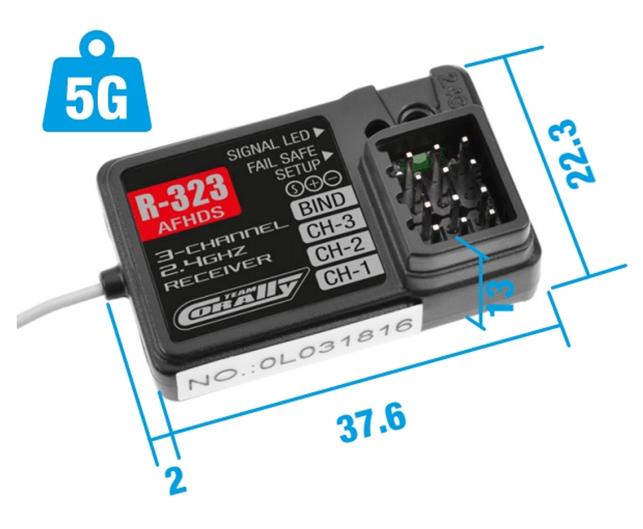 CT2R 2-Channel 2.4GHZ Digital Radio Control System CT2R 2-Channel 2.4GHZ Digital Radio Control System