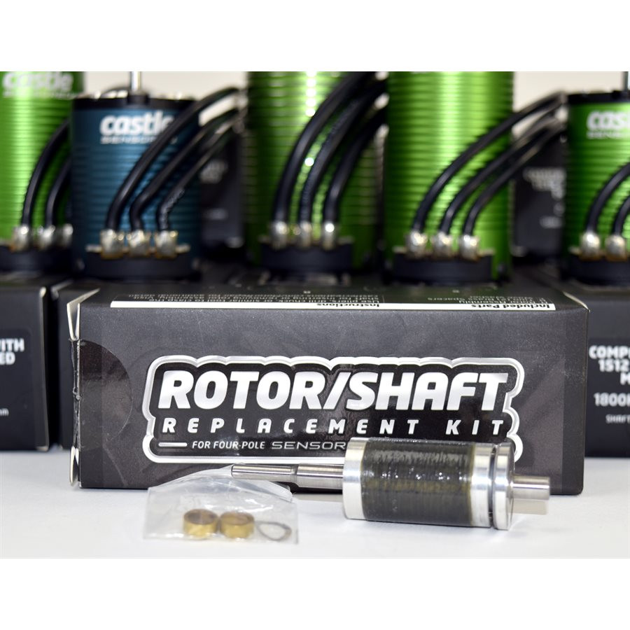 Castle Creations Rotor/Shaft Replacement Kit 1410-3800Kv 5mm CSE011-0127-00