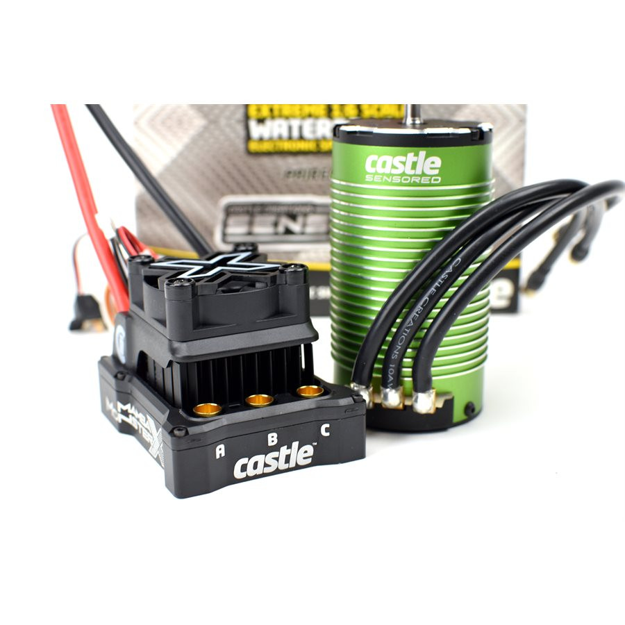 Castle Creations Mamba Monster X 8S, 33.6V ESC 1717- 1260KV Sensored Motor CSE010-0165-03