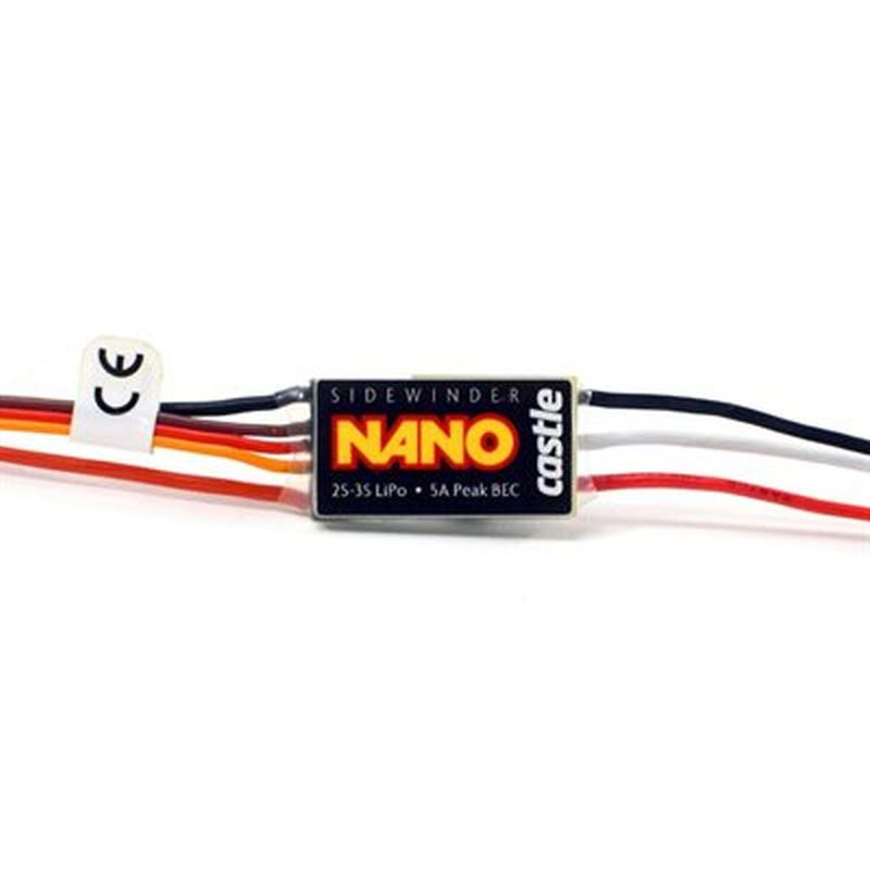 Castle Creations Sidewinder Nano Micro ESC, 12.6V CSE010-0176-00