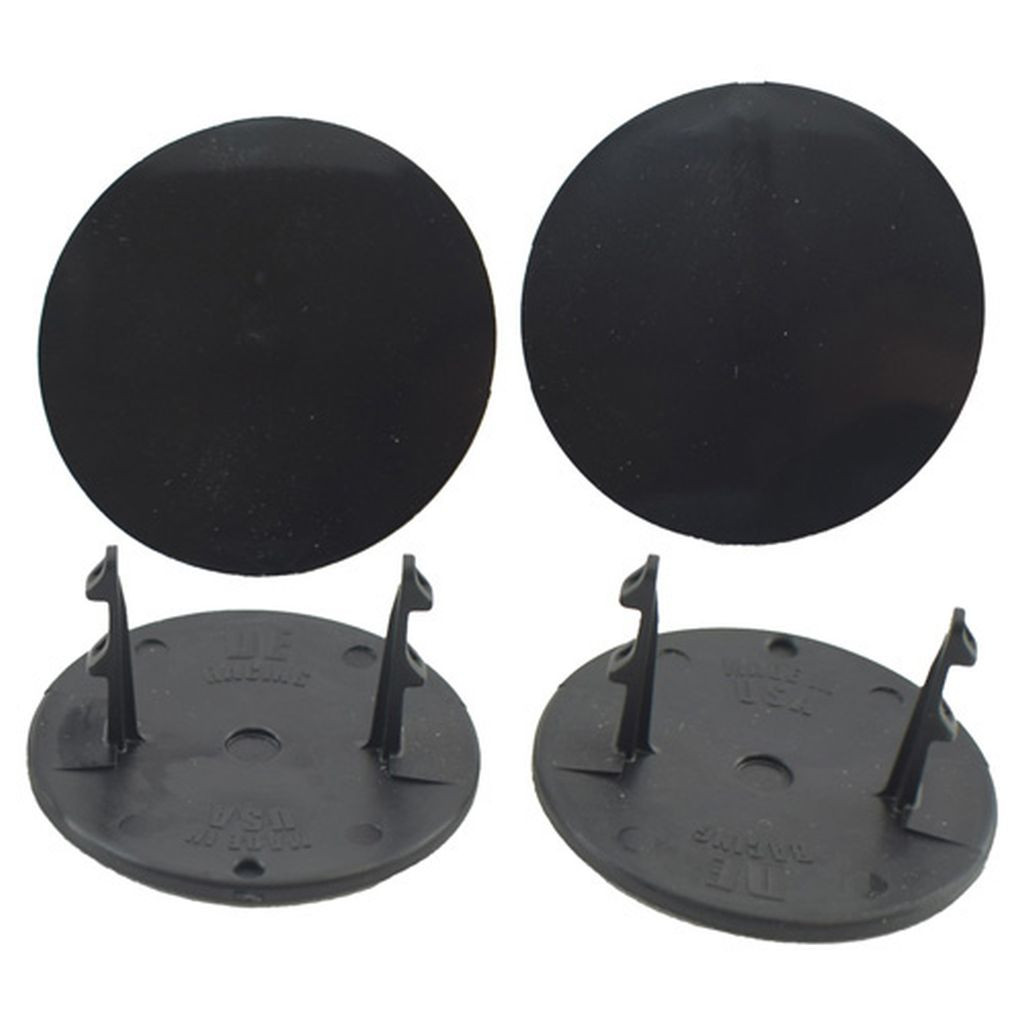 DE Racing Gambler Snap-In Mud Plugs (Black) DERGMPBLK