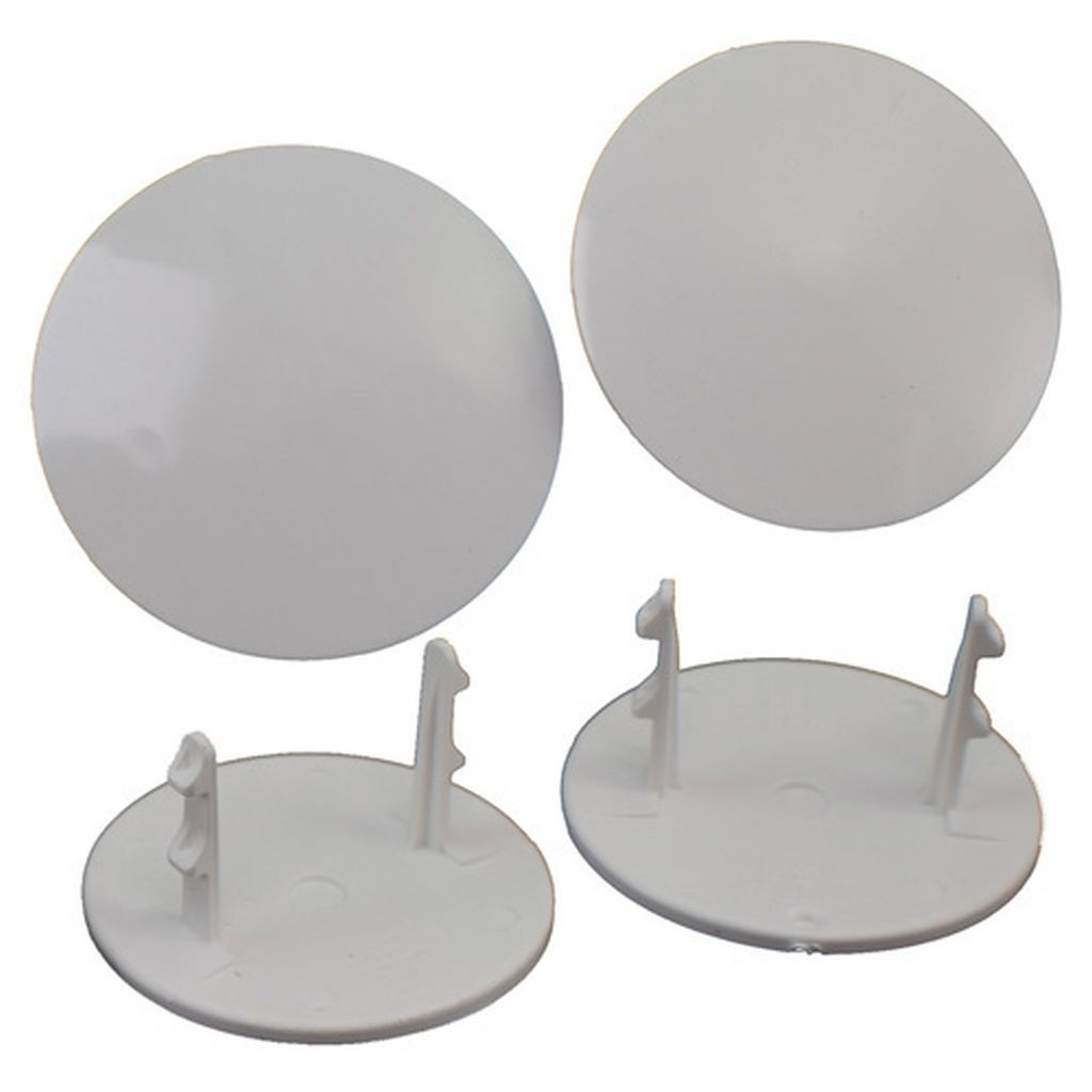 DE Racing Gambler Snap-In Mud Plugs (White) DERGMPW