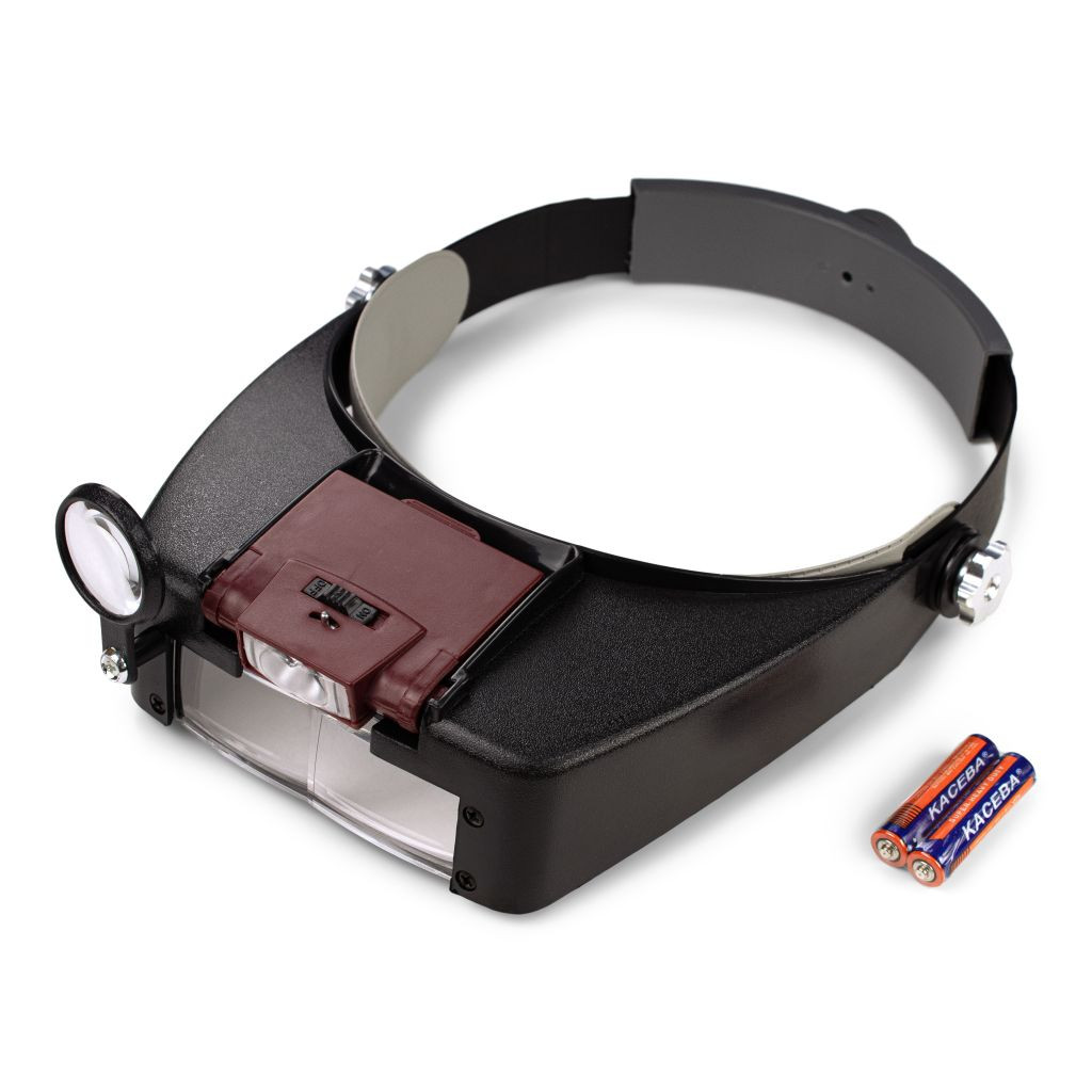 Enkay Adjustable LED Lighted Magnifying Visor ENK2968