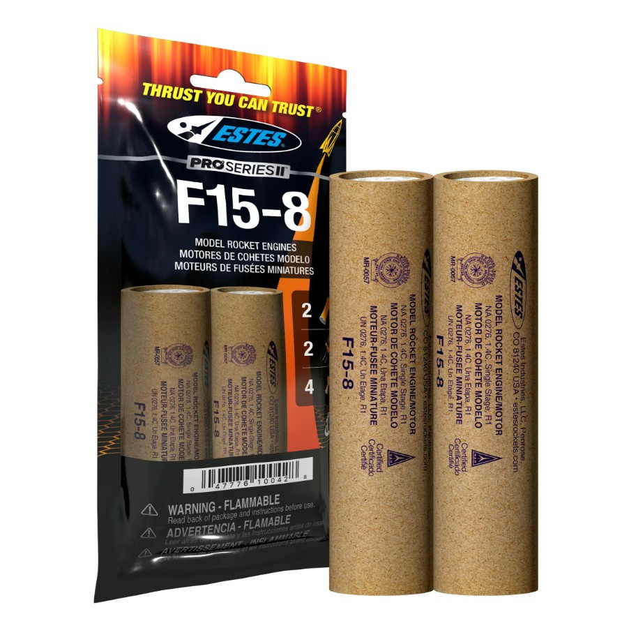 F15-8 29mm Model Rocket Engines (2pk)