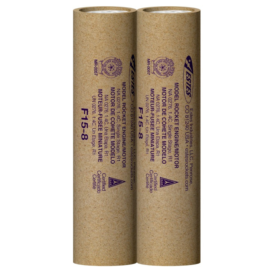 F15-8 29mm Model Rocket Engines (2pk)