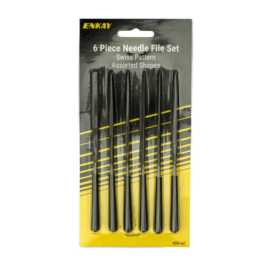 6pc Needle File Set, Carded