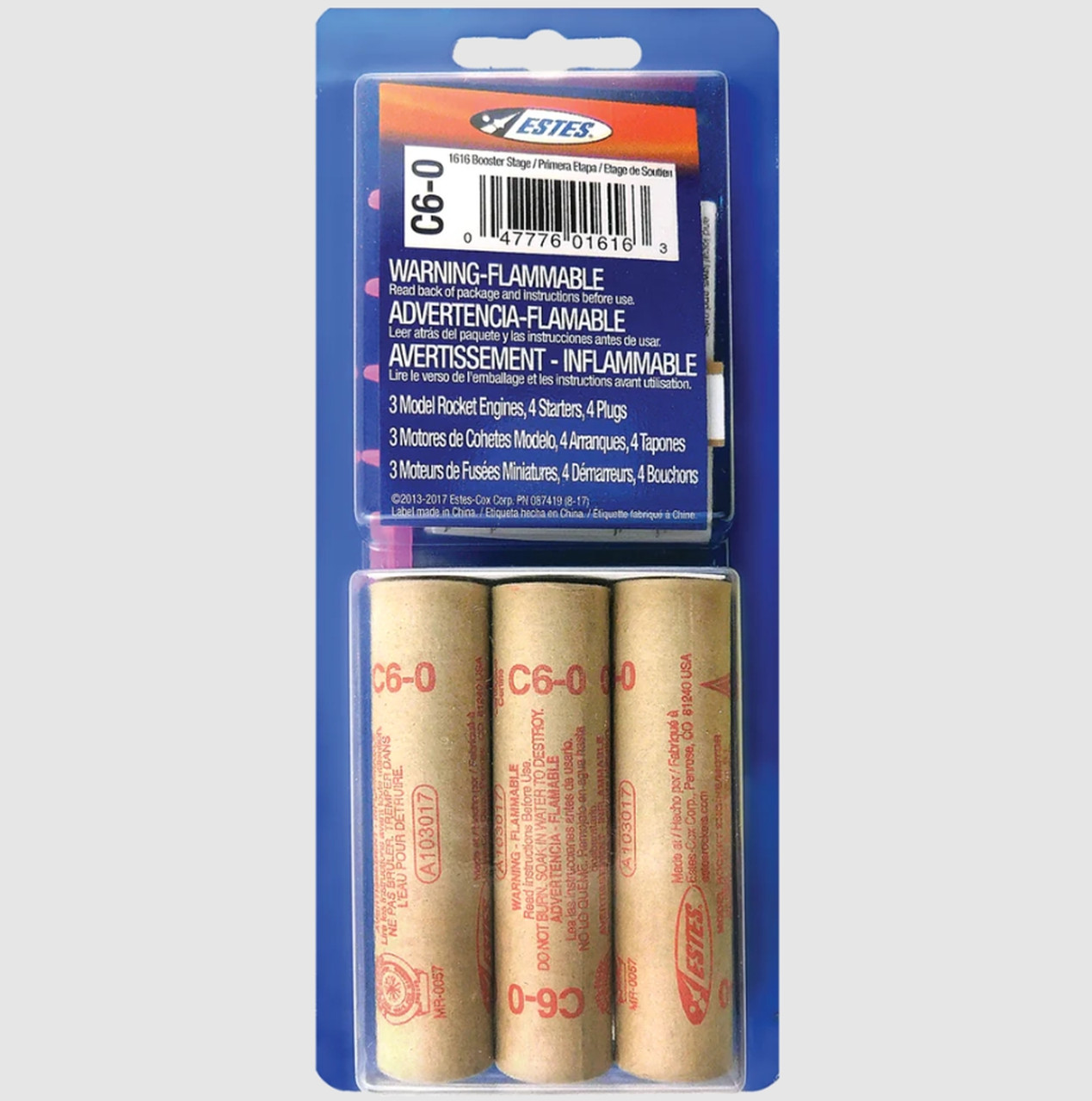 C6-0 Model Rocket Engines (3pk) C6-0 Model Rocket Engines (3pk)