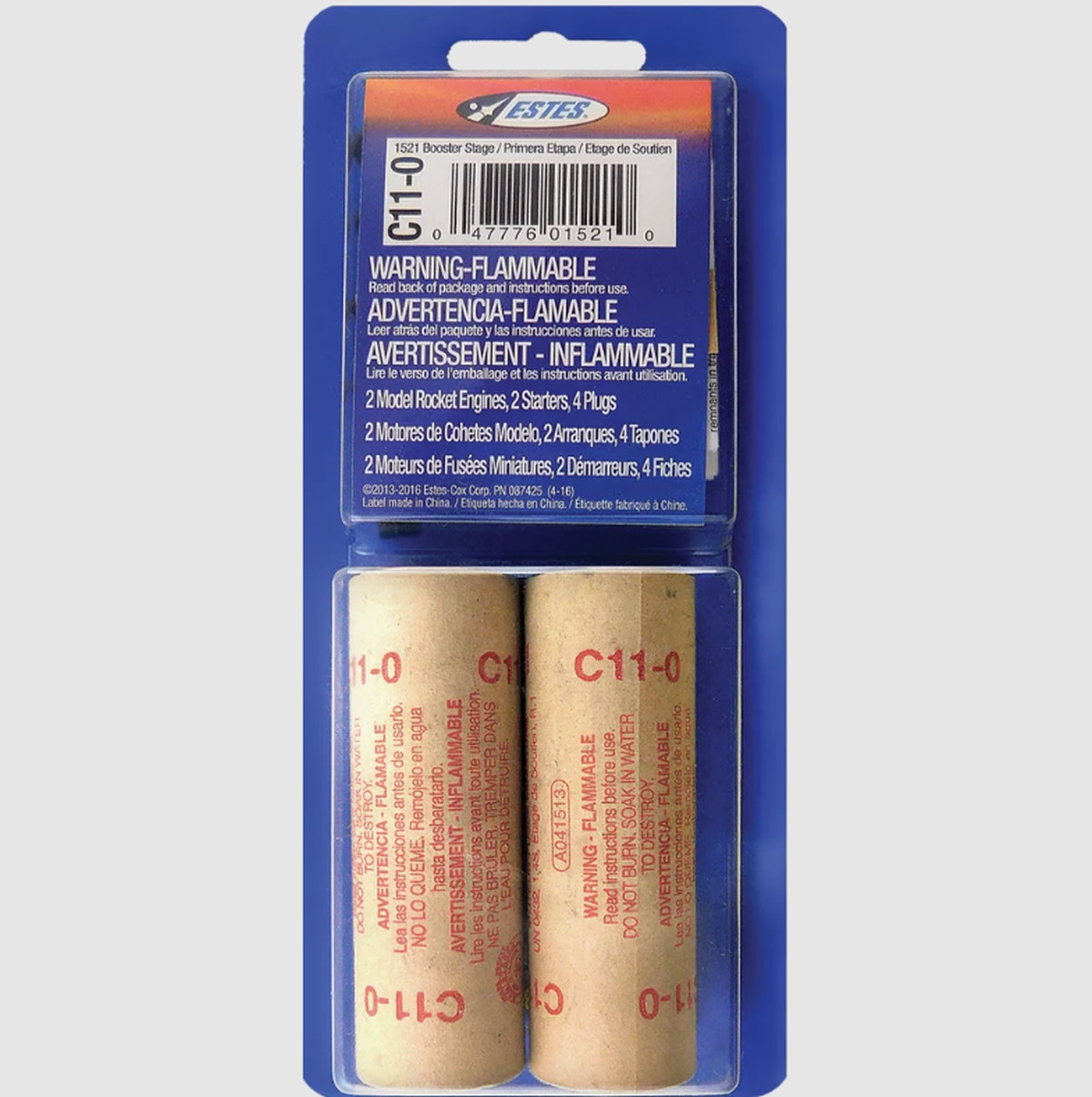 Estes Rockets C11-0 Model Rocket Engines 24mm (2pk) EST10048