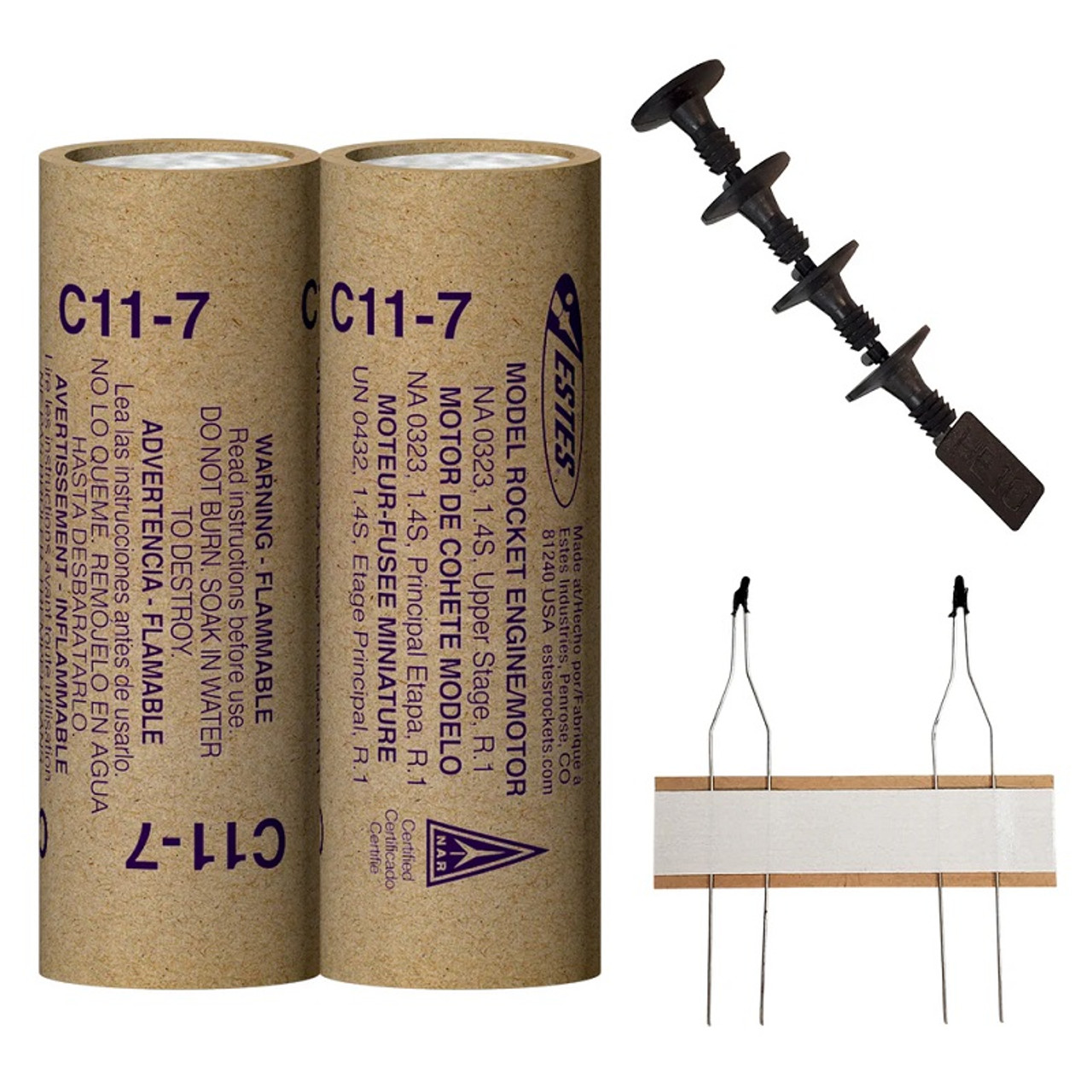 C11-7 Model Rocket Engines, (2pk) C11-7 Model Rocket Engines, (2pk)