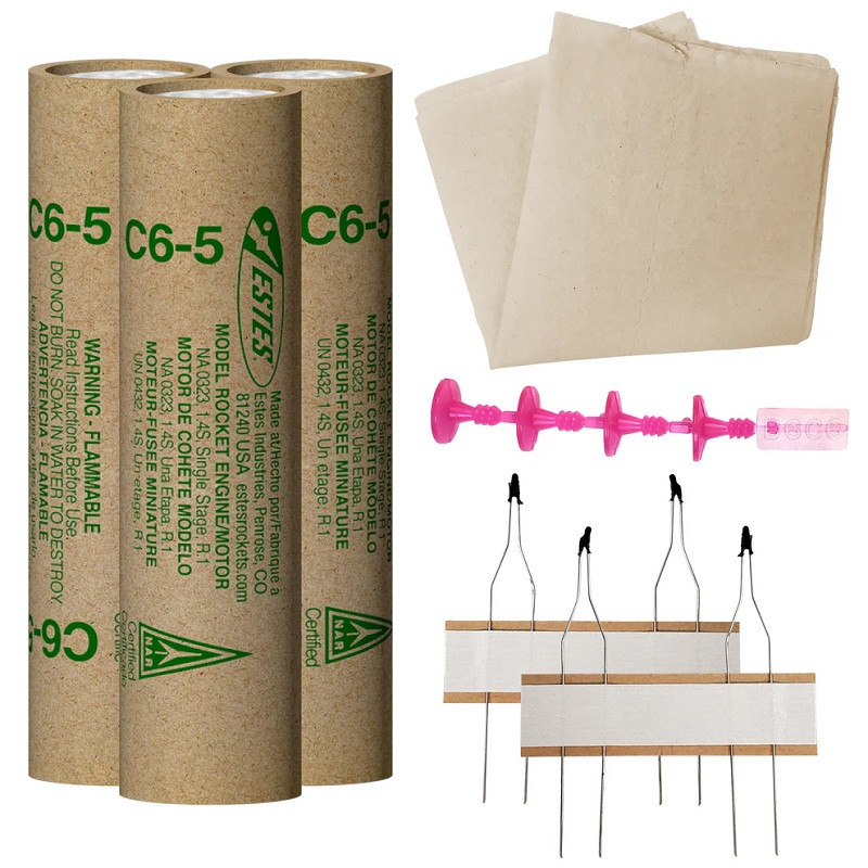 C6-5 Model Rocket Engine FP (Flight Pack)