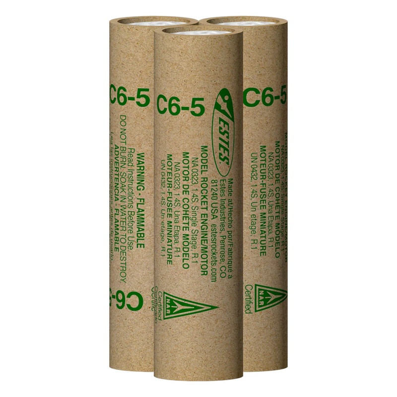 C6-5 Model Rocket Engine FP (Flight Pack)